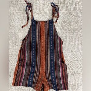 Bobi Los Angeles Sleeveless Striped Romper